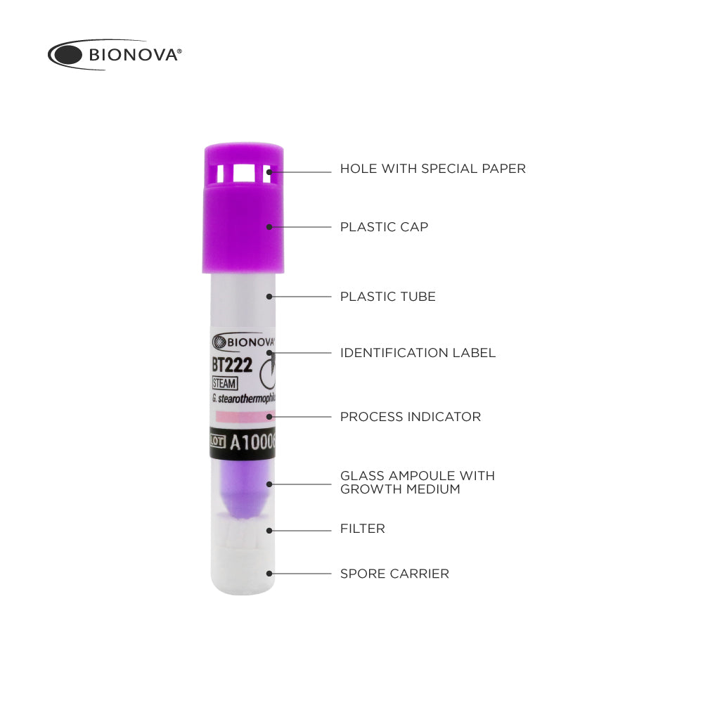 1h Biological Indicator for Steam(50's)