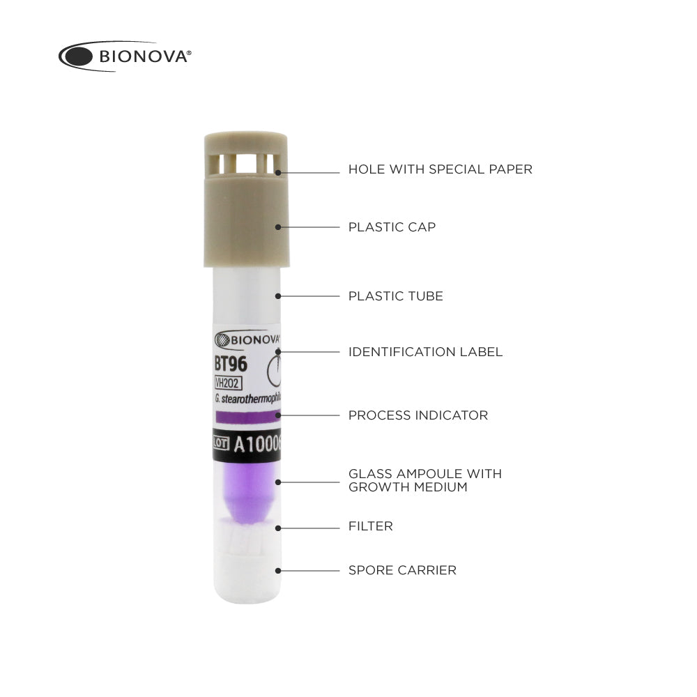 30min Biological Indicator for Hydrogen Peroxide Or Plasma(50's)