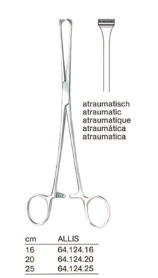 Allis Tissue Forceps - Josec Supplies
