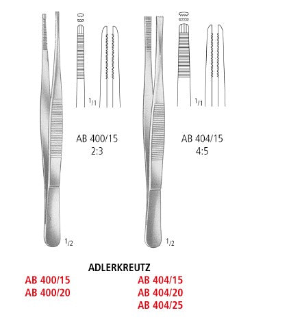 Adlerkreutz Tissue Forceps