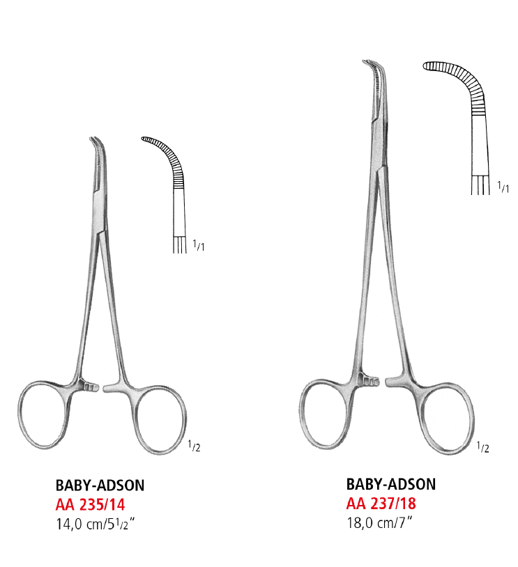 Baby-Adson Artery Forceps
