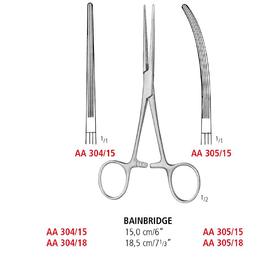 Bainbridge Artery Forceps