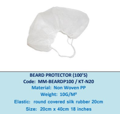 Disposable Beard Protector (100's x 10 boxes)