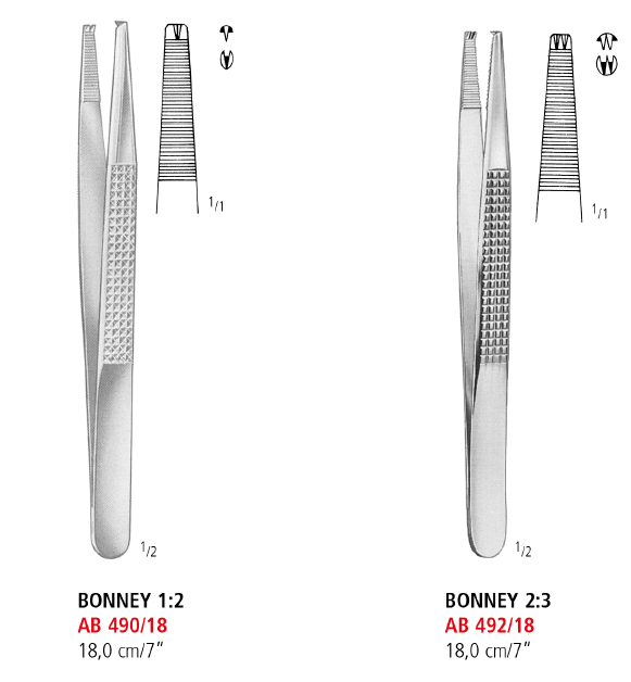 Bonney Tissue Forceps