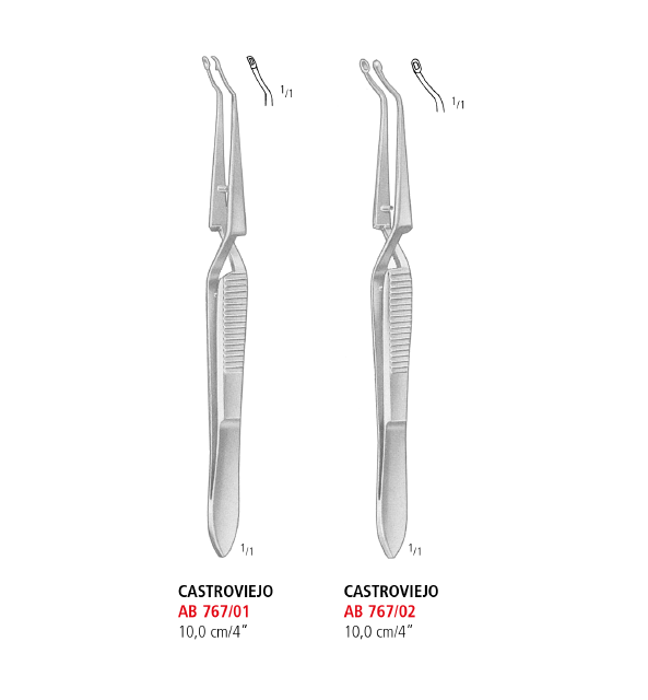 Castroviejo Capsular Forceps
