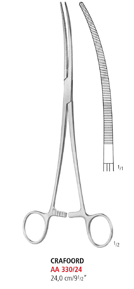 Crafoord Artery Forceps
