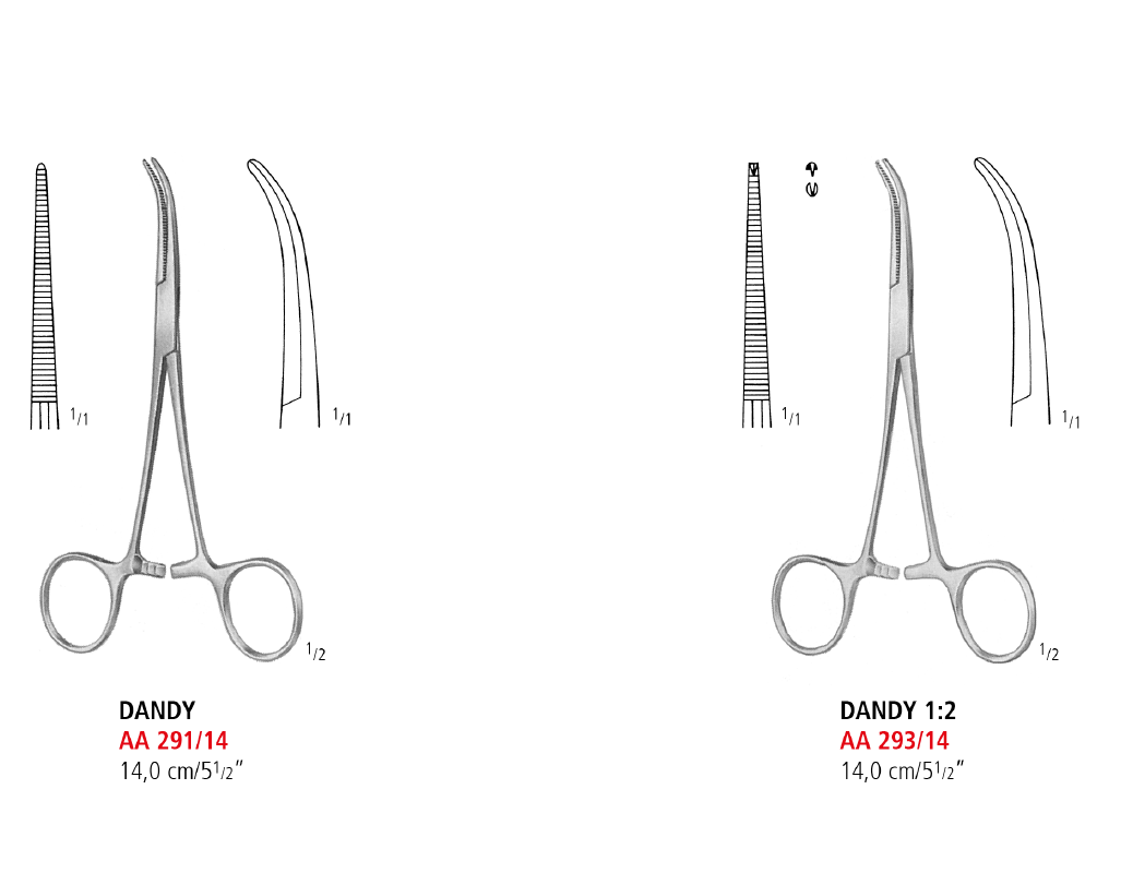 Dandy Hemostatic Forceps
