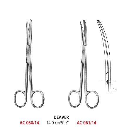Deaver Operating Scissors