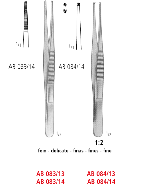 Delicate Dressing Forceps