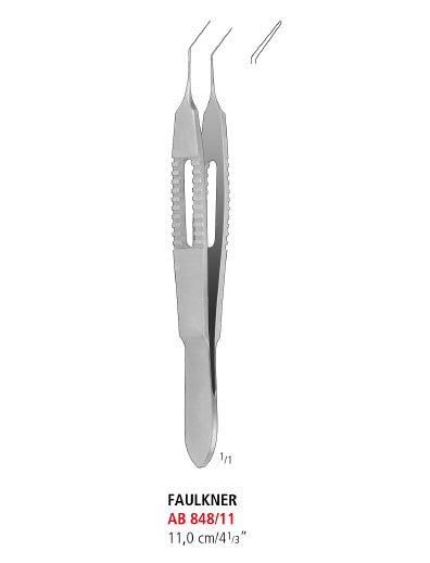 Faulkner Lens Holding Forceps