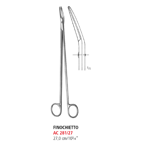 Finochietto Lobectomy Scissors