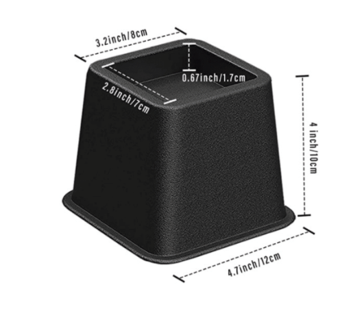Furniture Risers - 4 Pack