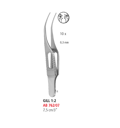 Gill Iris Forceps
