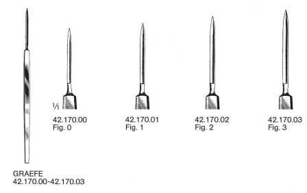 Graefe Cataract Knife
