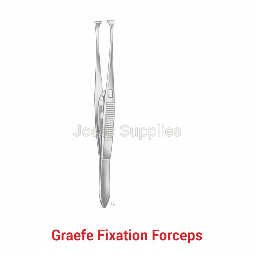Graefe Fixation Forceps
