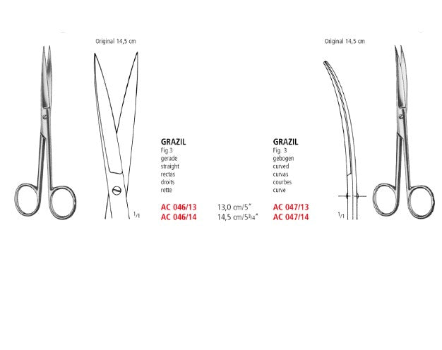 Grazil Operating Scissors