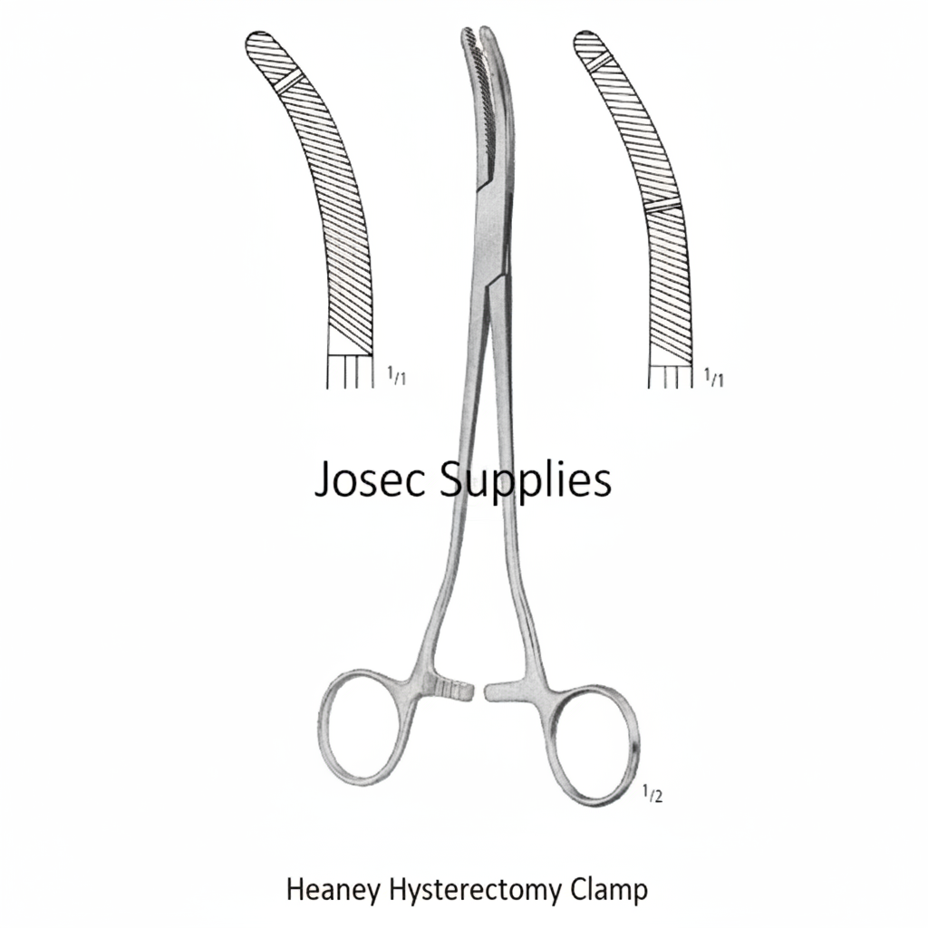 Heaney Hysterectomy Clamp Forceps