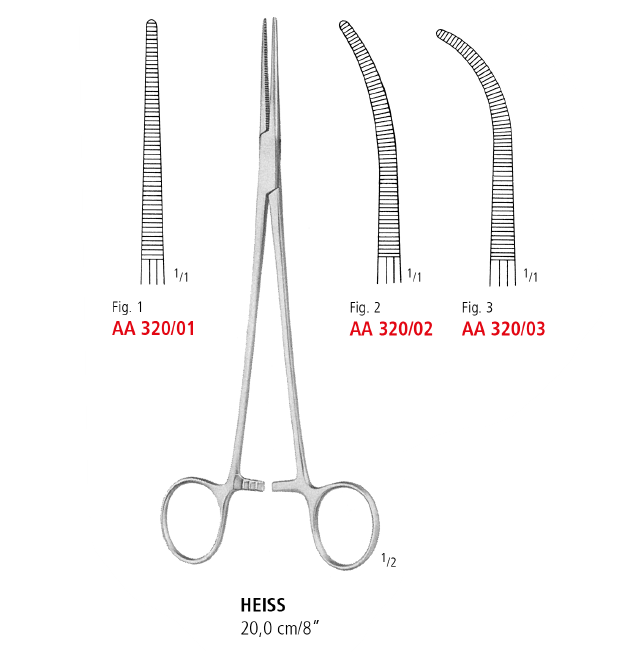 Heiss Artery Forceps