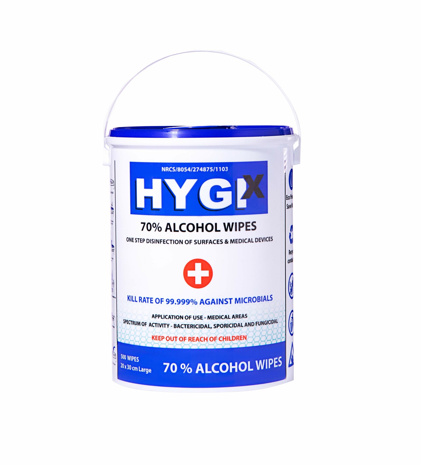 Hygi-X 70% Alcohol Hand And Surface Wipes