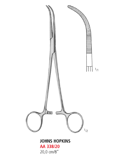 Johns-Hopkins Artery Forceps