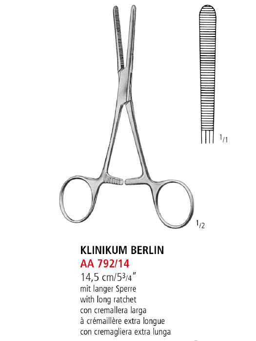 Klinikum Berlin Tubing Clamp