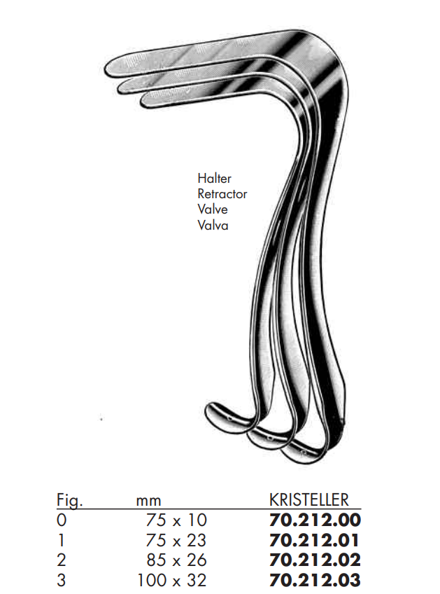 Kristeller Vaginal Speculum and Retractor