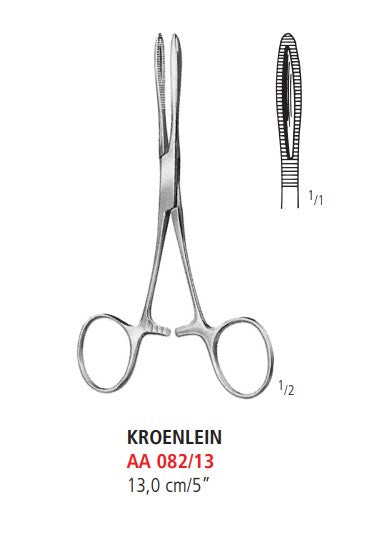 Kroenlein Artery Forceps