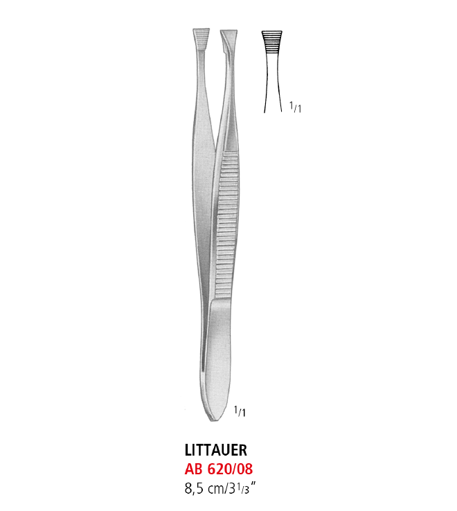 Littauer Cilia Forceps