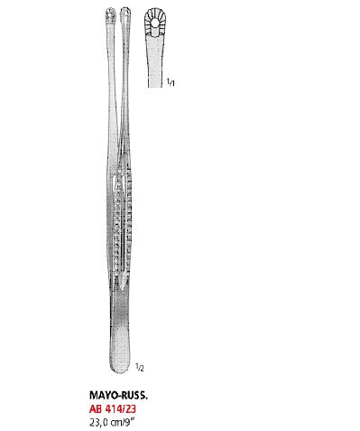 Mayo-Russian Tissue Grasping Forceps
