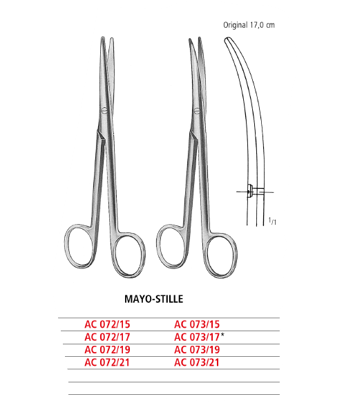Mayo-Stille Dissecting Scissors