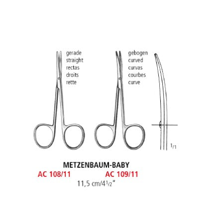 Metzenbaum Baby Dissecting Scissors
