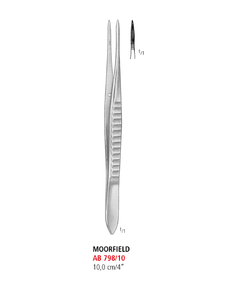 Moorfield Suture Forceps