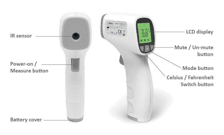 Non Contact Infrared Thermometer FR202