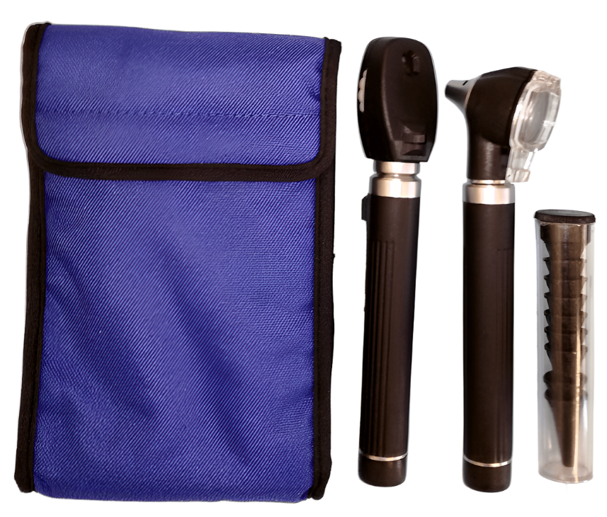 Mini Fiber Optic Otoscope and Ophthalmoscope Diagnostic Set