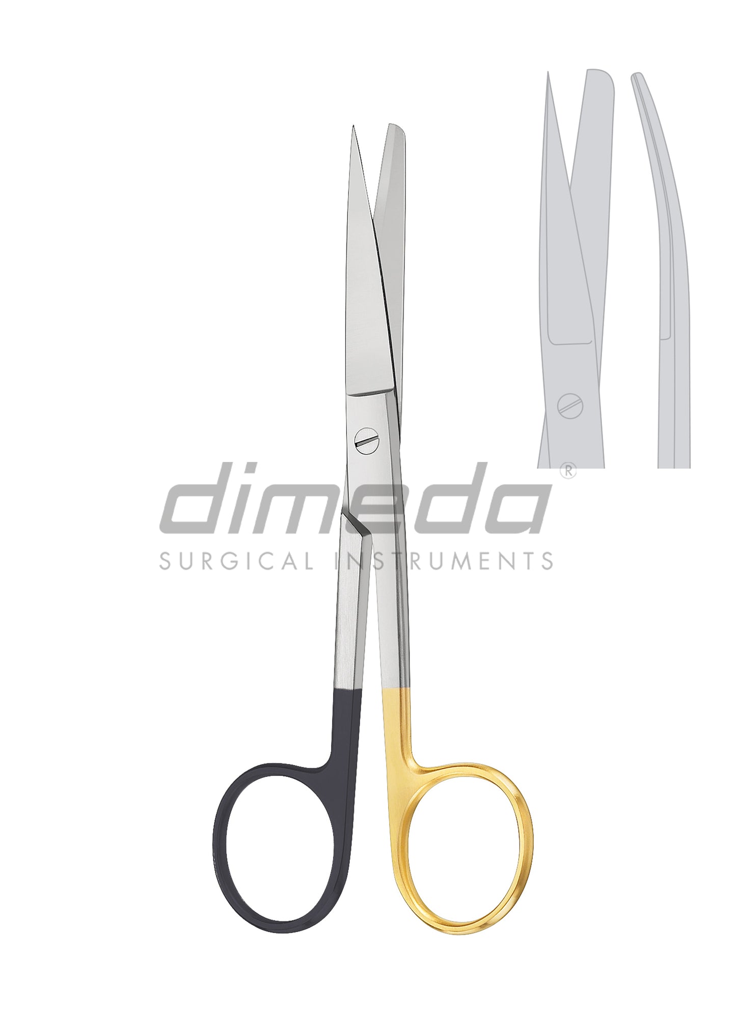 Standard Operating Scissors Blunt/Sharp - Josec Supplies