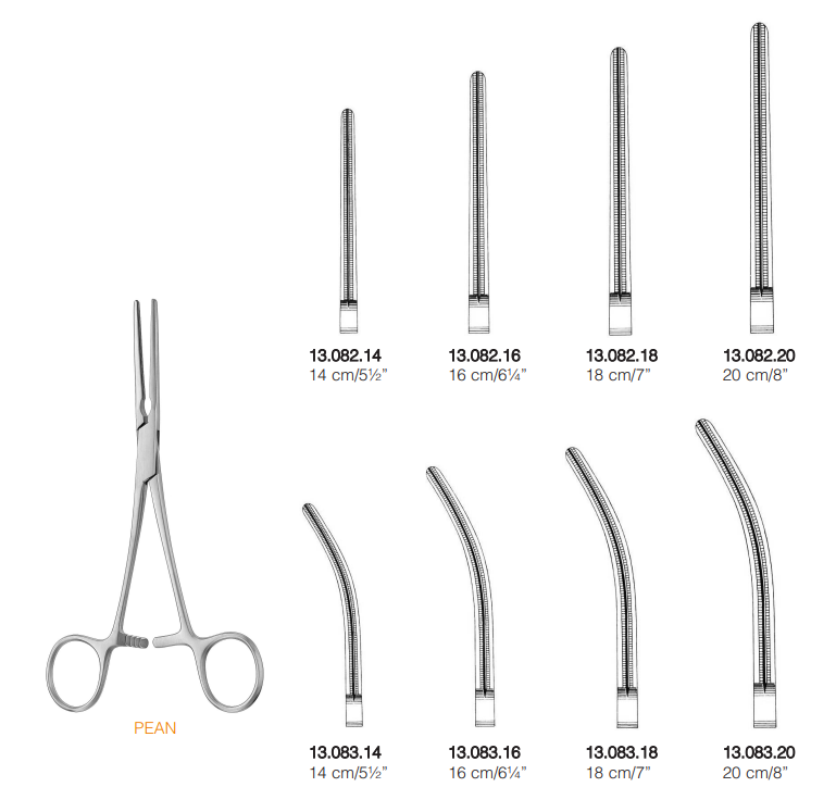 Pean Atraumatic Hemostatic Forceps