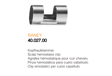 Raney Scalp Clip Applying Forceps