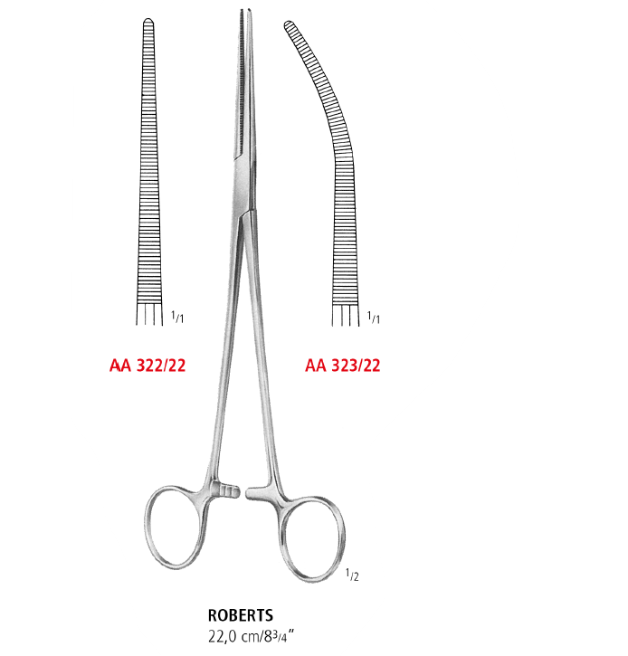 Roberts Artery Forceps