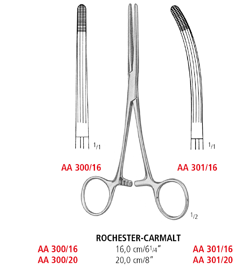 Rochester-Carmalt Forceps