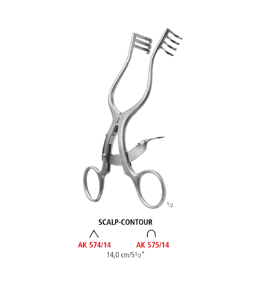 Scalp-Contour Self Retaining Retractor