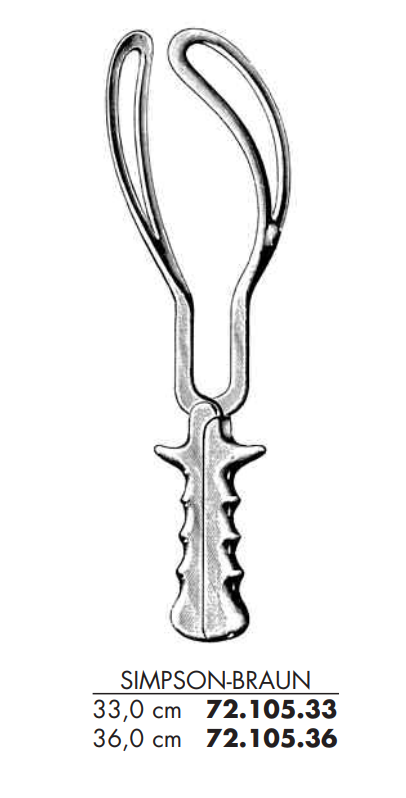 Simpson-Braun Obstetrical Forceps