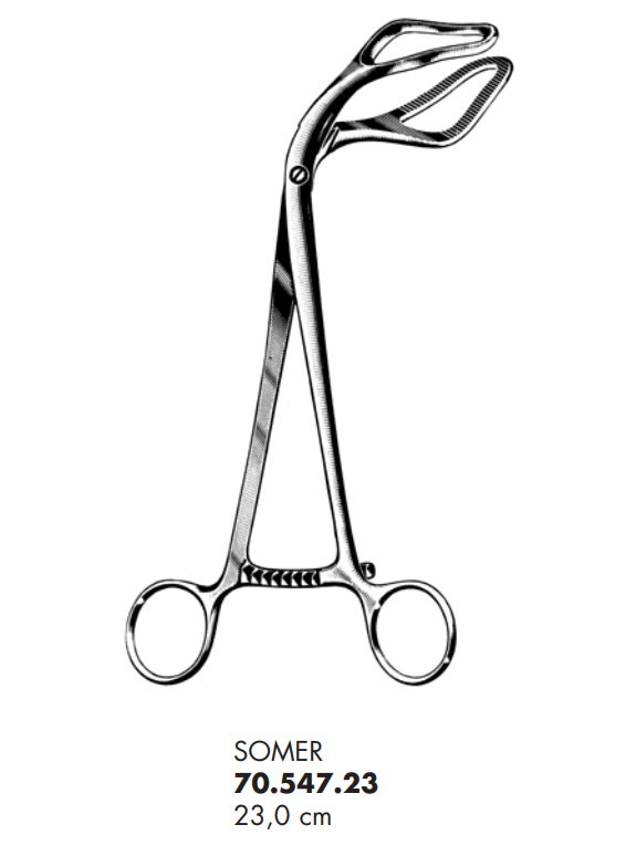 Somer Uterine Elevating Forceps