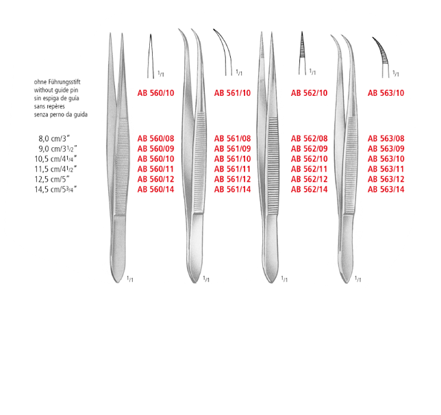 Splinter Forceps Without Guide Pin