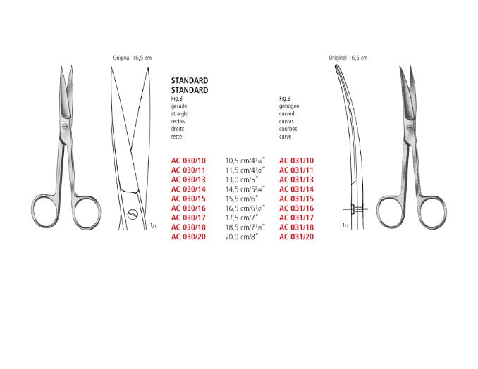 Standard Operating Scissors