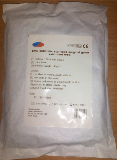 Sterile Surgical Gowns With Hand Towel (50's)