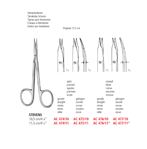 Stevens Tenotomy Scissors