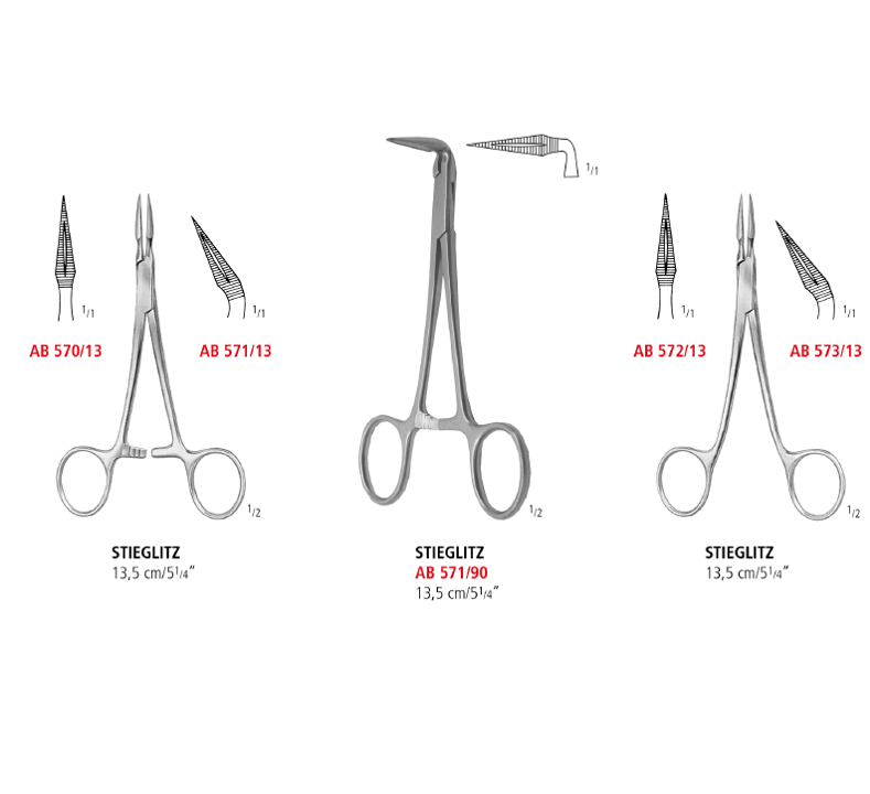 Stieglitz Splinter Forceps