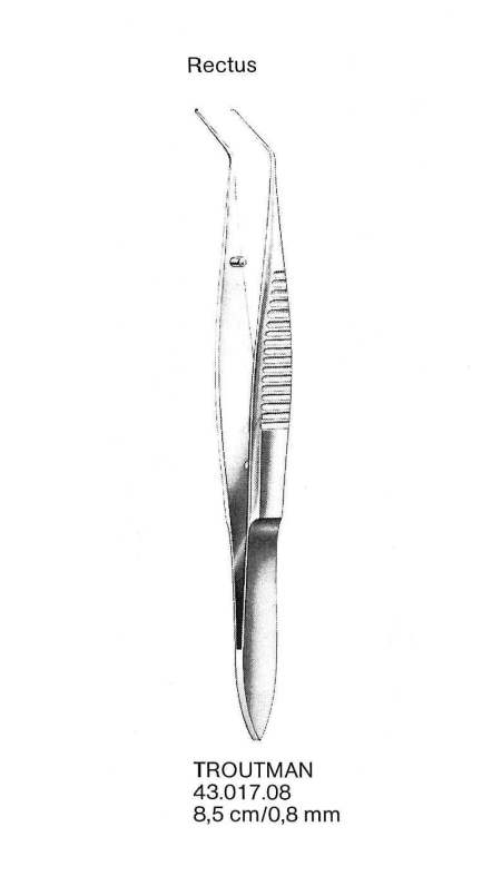 Troutman Rectus Forceps