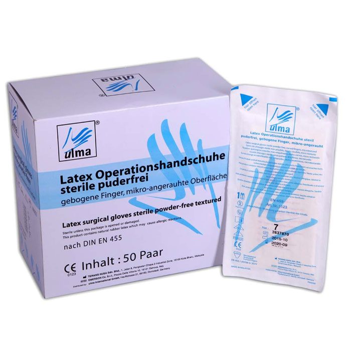 Ulma Fortis Powder-Free Latex Surgical Gloves(50's)