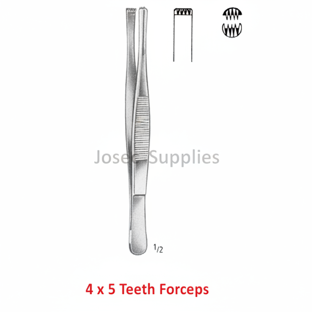 4 x 5 Teeth Forceps